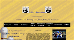 Desktop Screenshot of millerslanes.com