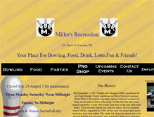 Tablet Screenshot of millerslanes.com